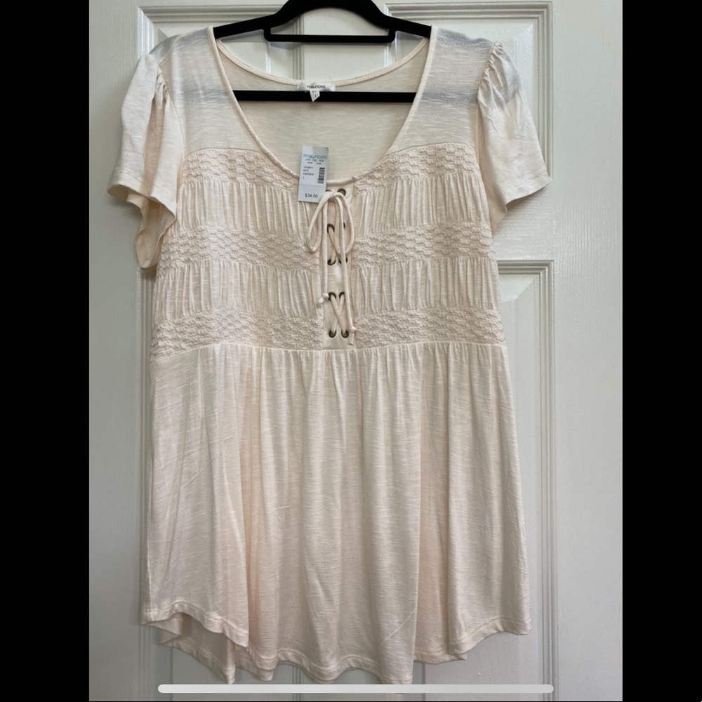 NWT Boho Peasant Top 1x